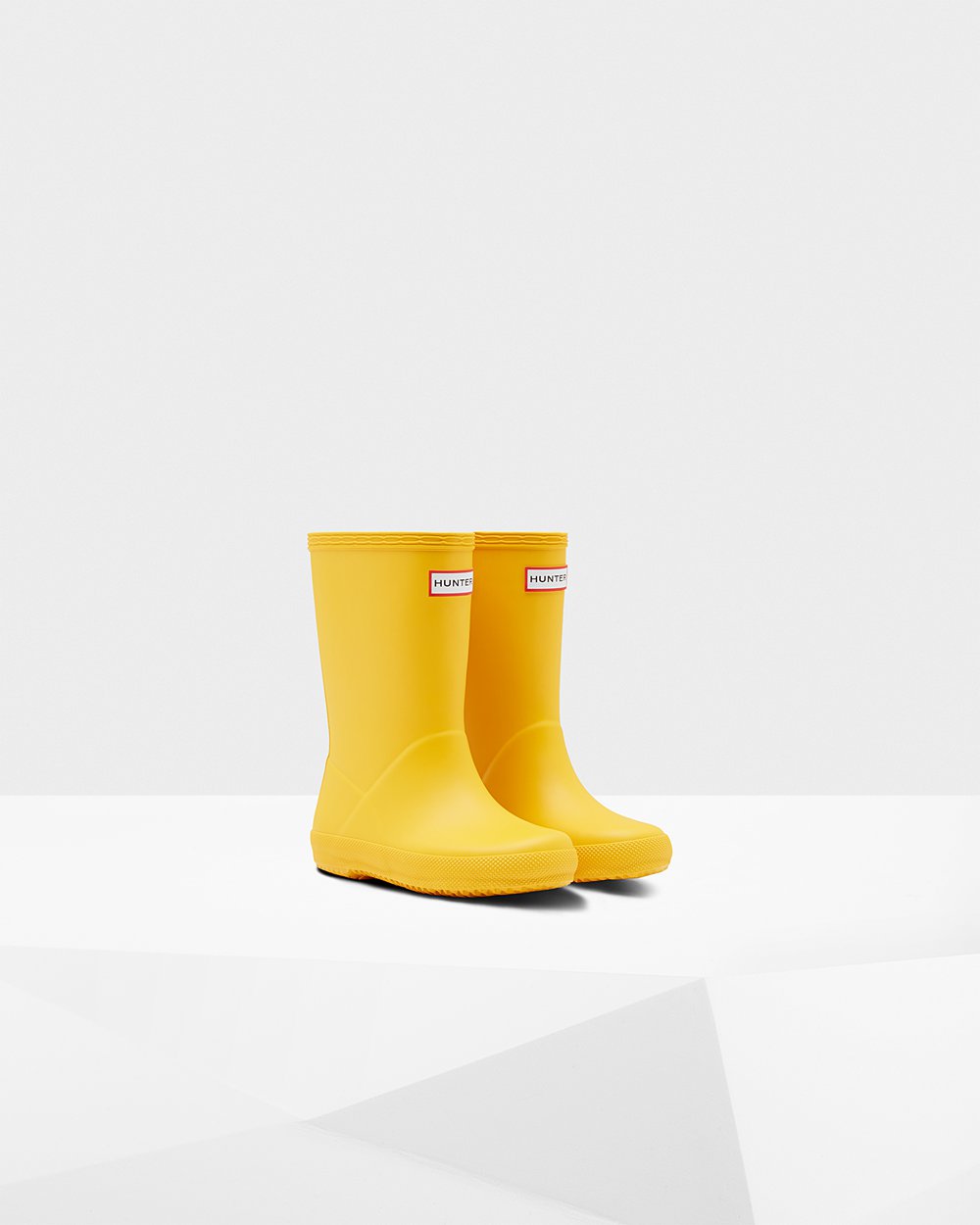 Kids Hunter Rain Boots Yellow - Original First Classic - 4130627-SB